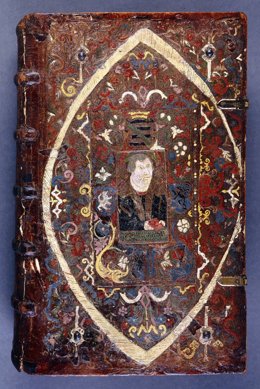 Könyvborító Luther Márton (1483-1546) portréjával alkotó: German School