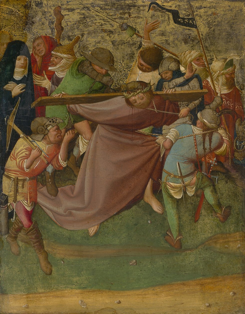 A keresztet hordozó Krisztus, 1420-25 alkotó: German School