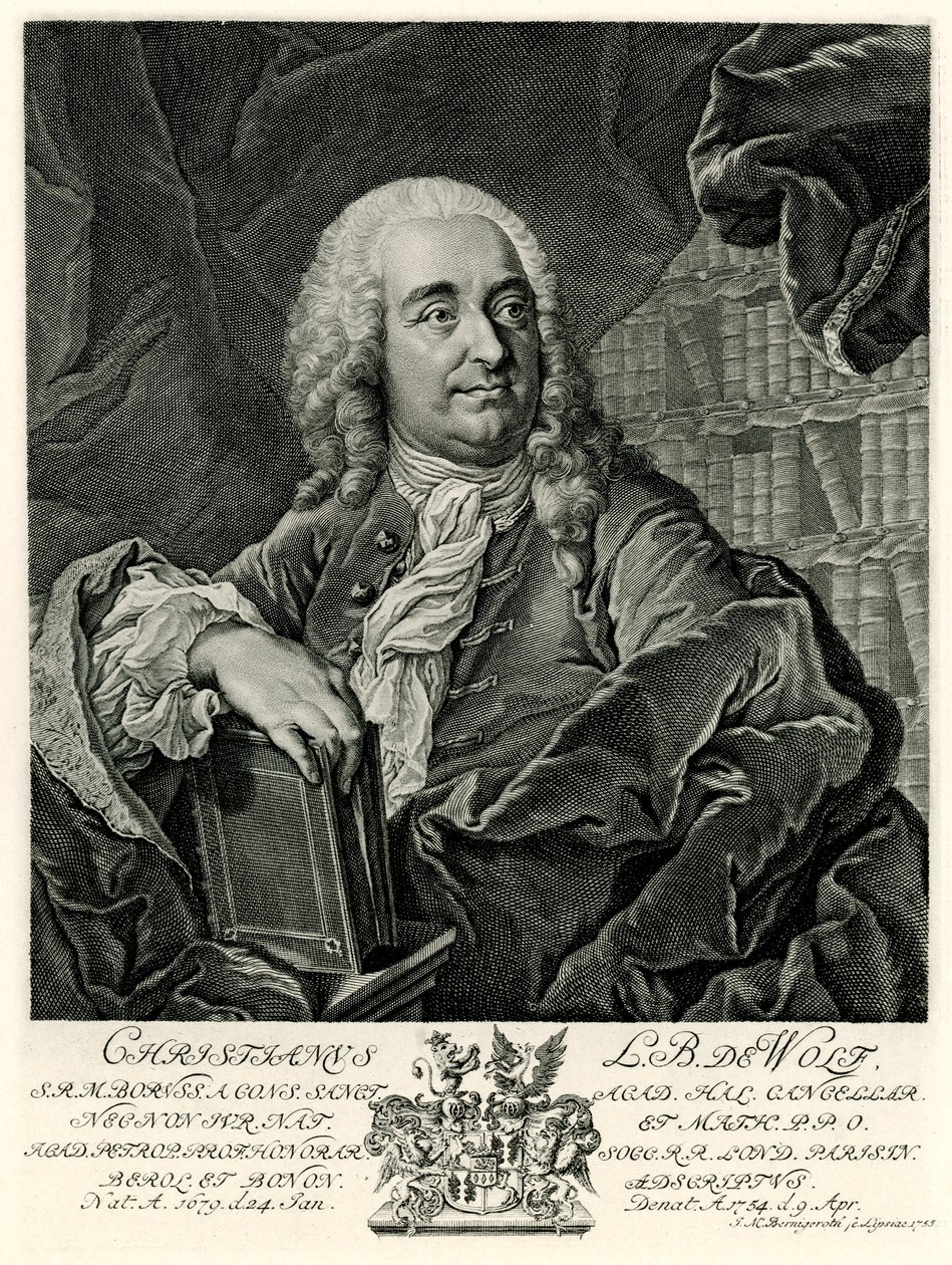 Christian Freiherr von Wolff alkotó: German School