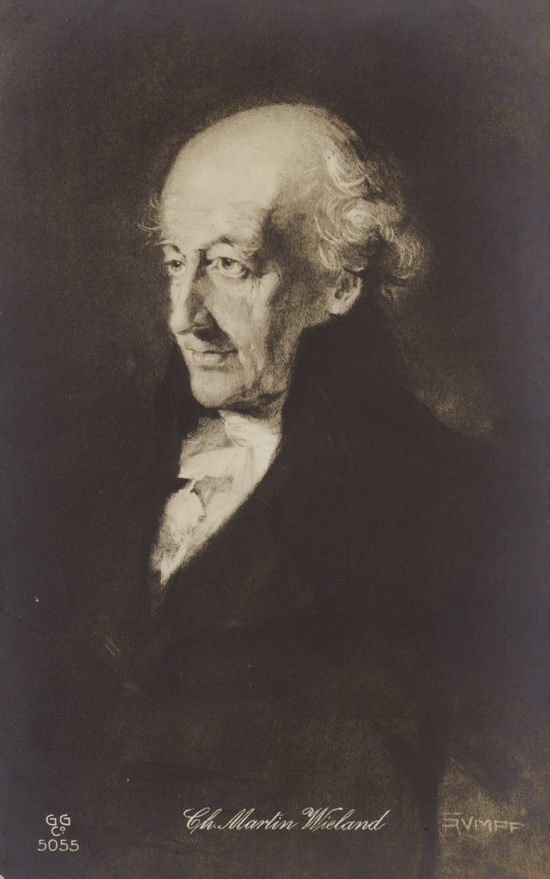 Christoph Martin Wieland (1733-1813), német költő, író és műfordító (litográfia) alkotó: German School