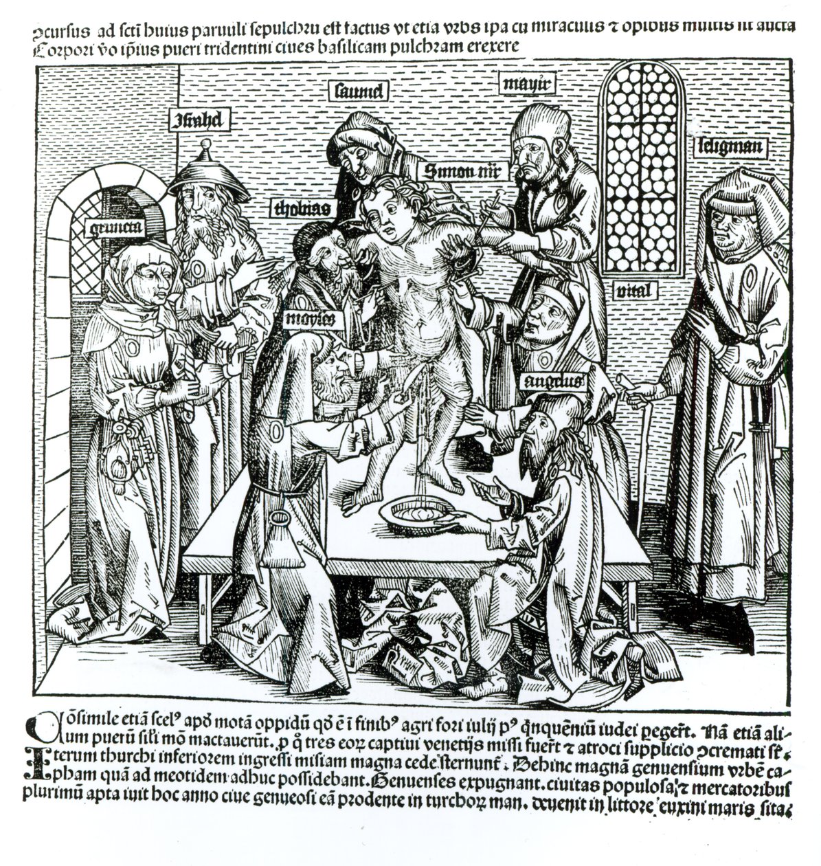 Körülmetélés, Hartmann Schedel (1440-1514) „Liber Chronicarum” című művéből alkotó: German School