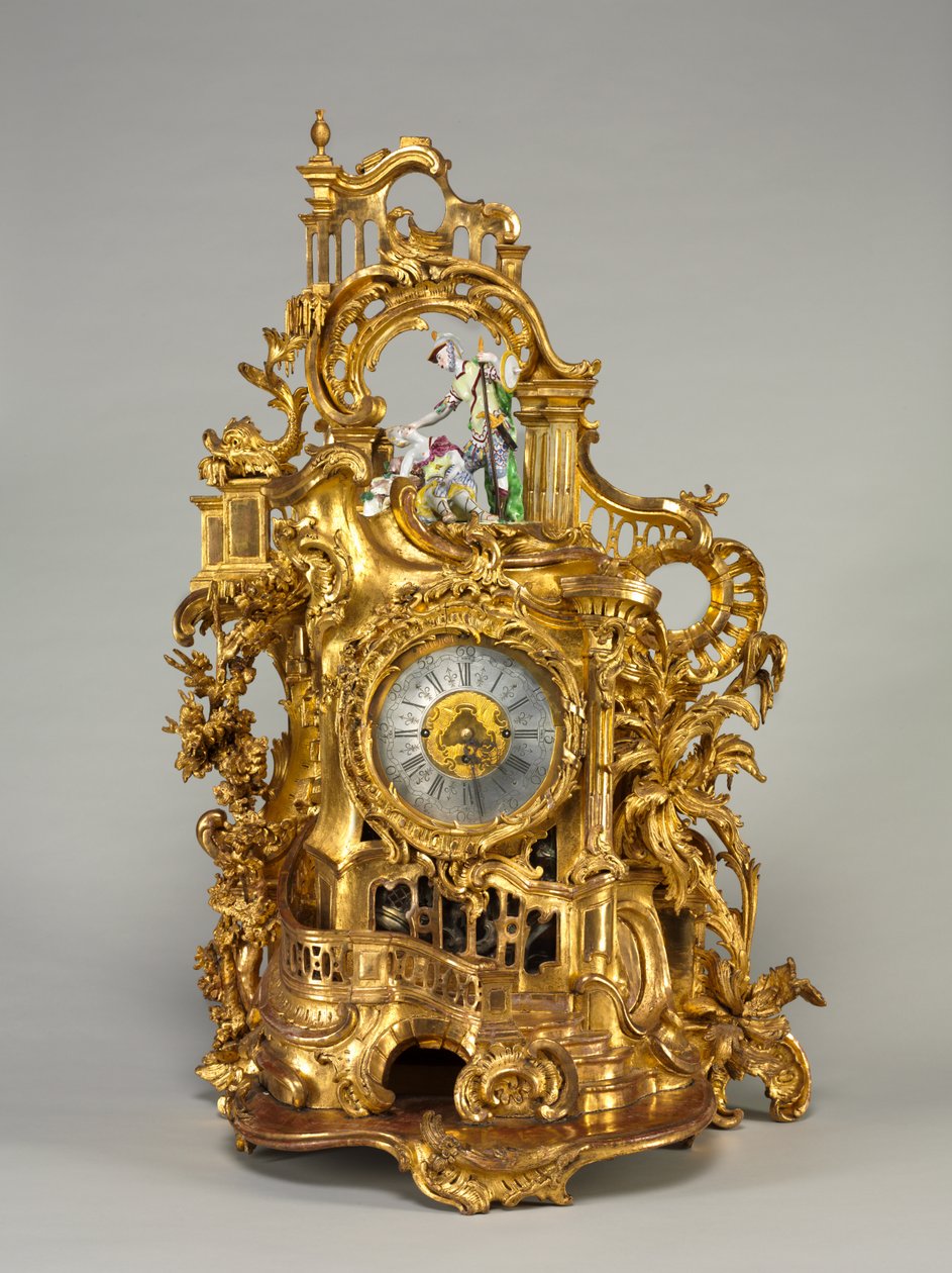 Óra, szerkezetkészítő Baumgartinger, 1750 körül alkotó: German School