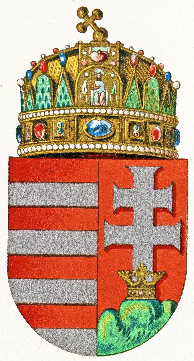 Magyarország címere, 1898 körül alkotó: German School