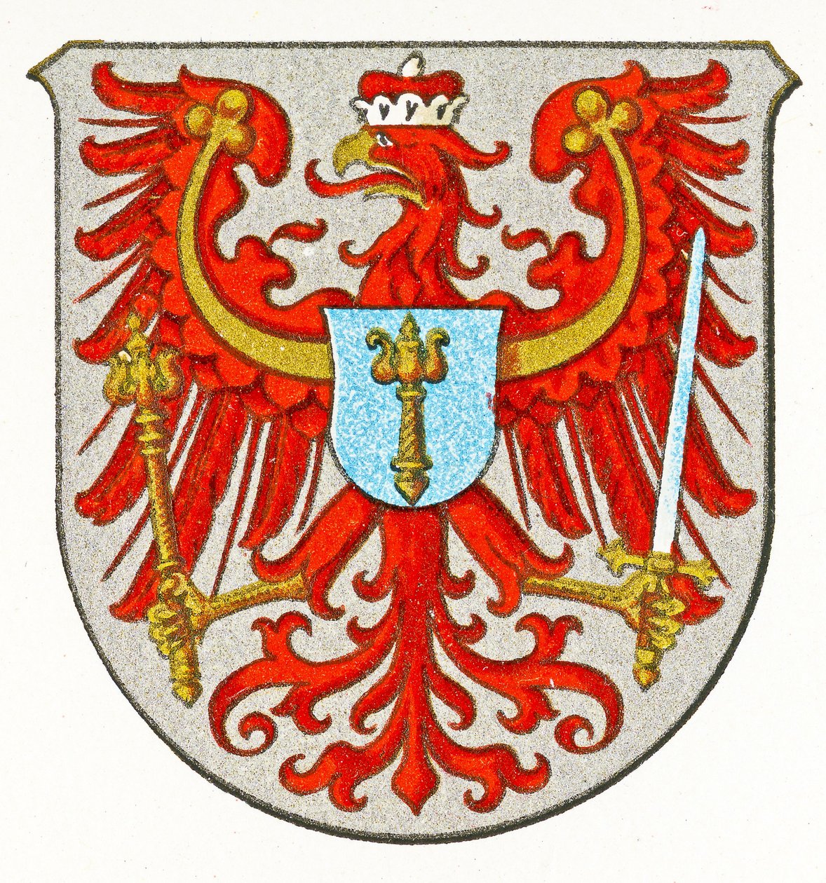 Brandenburg címere, 1898 körül alkotó: German School