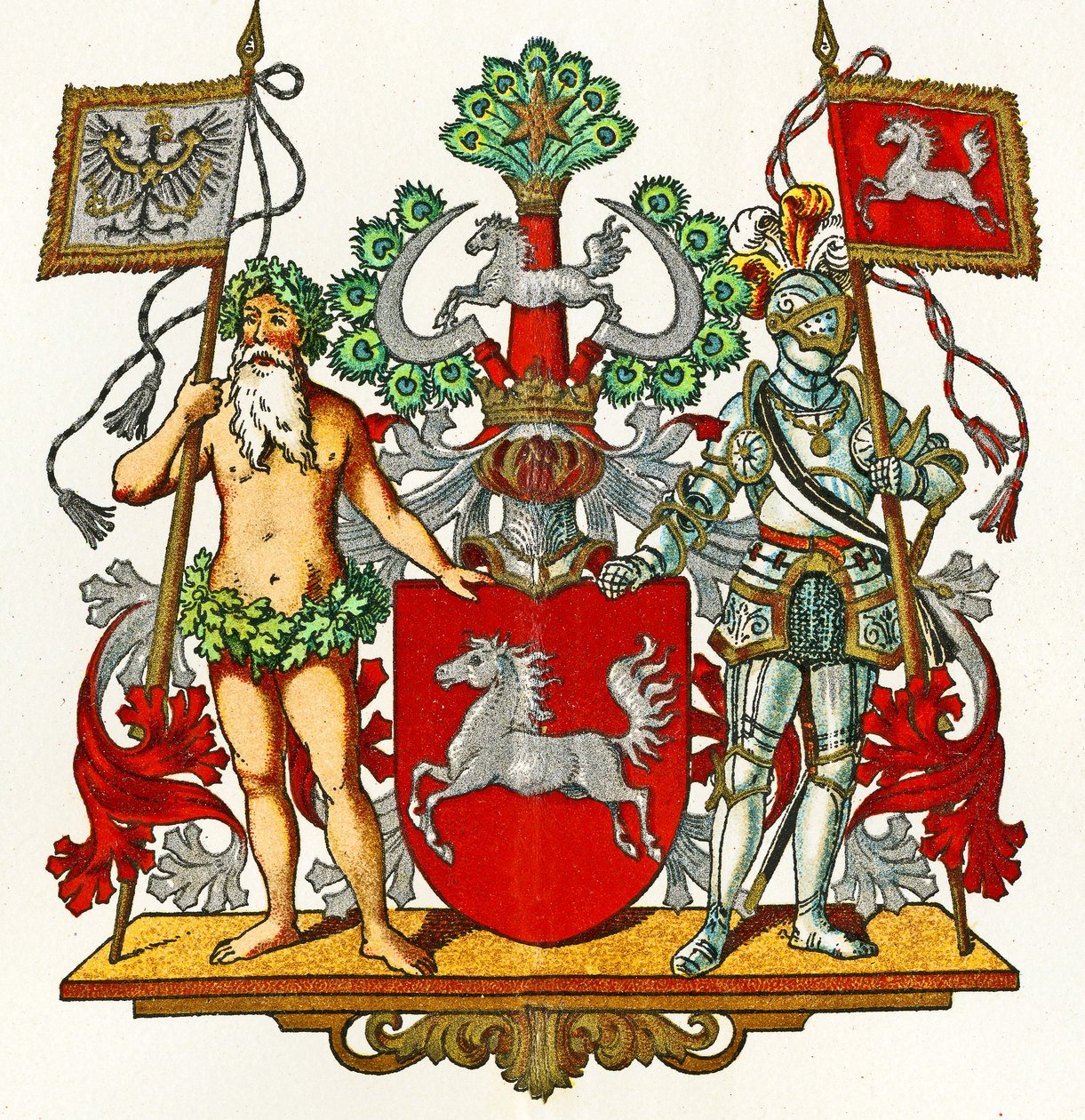 Hannover címere, 1898 körül alkotó: German School