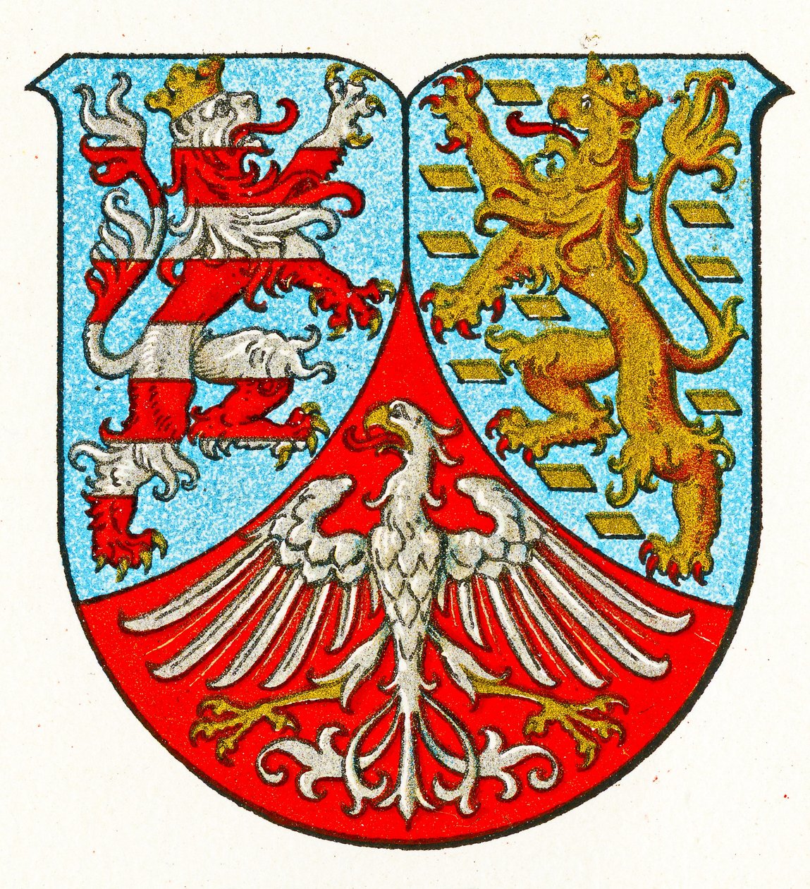 Hessen-Nassau címere, 1898 körül alkotó: German School