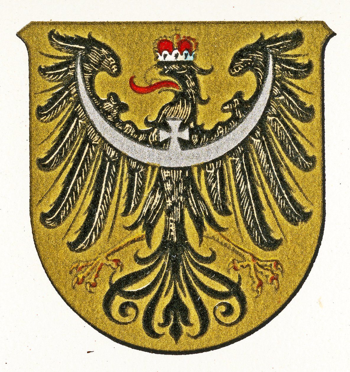 Szilézia címere, 1898 körül alkotó: German School