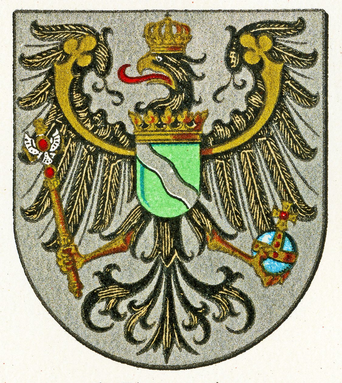 Rajna tartomány címere (Provinz Rheinland), 1898 körül alkotó: German School