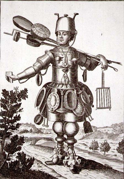 Jelmez egy braziernek, kocsmának. Gerard Valck (1651/2-1726) 1690 körül (metszet) alkotó: German School