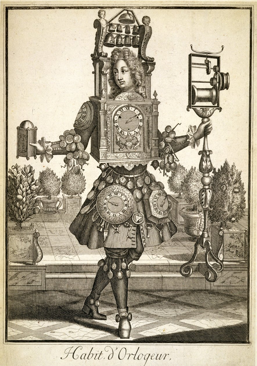 Órakészítő jelmez, kocsma. Gerard Valck (16512-1726) 1690 körül alkotó: German School