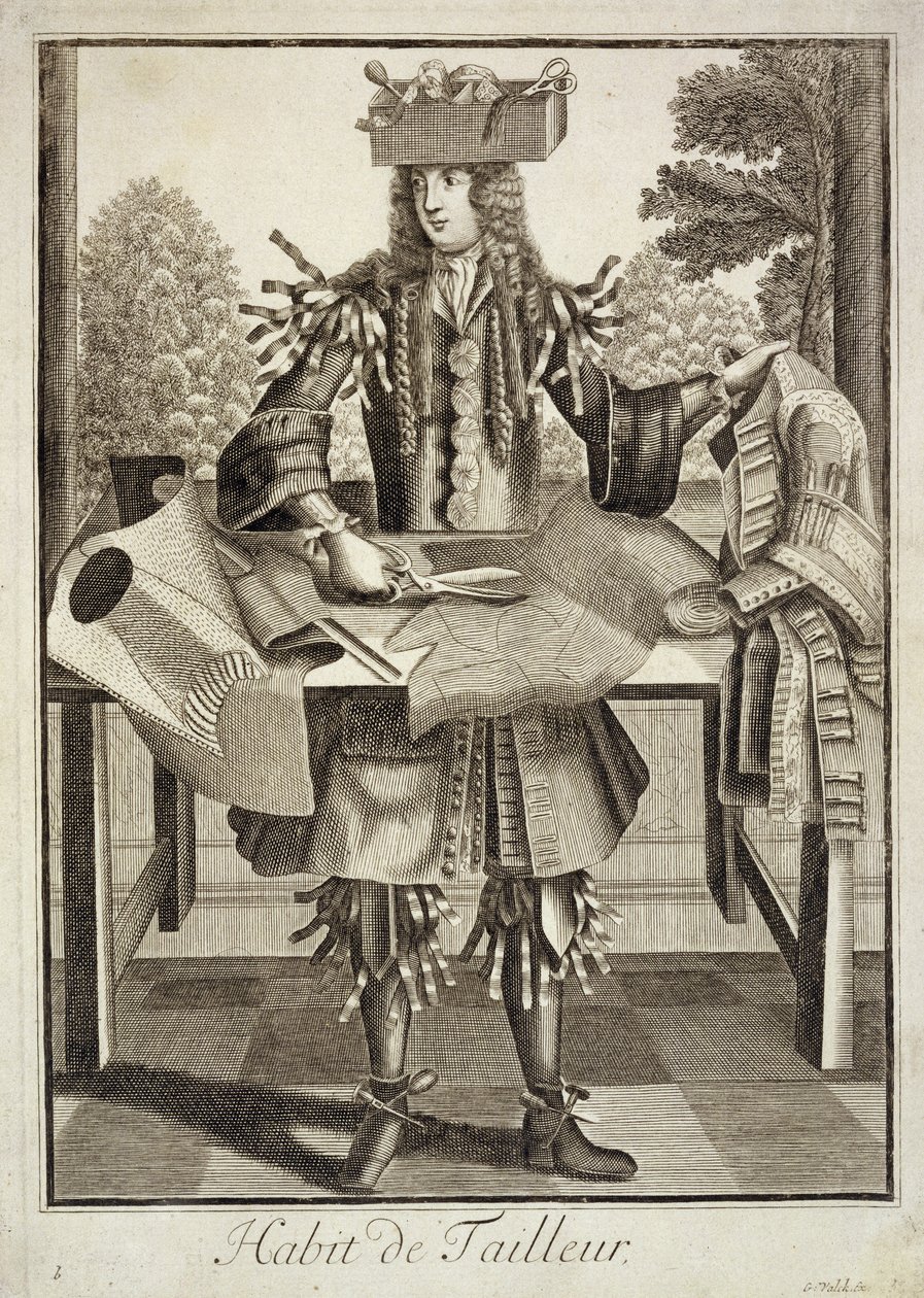 Jelmez szabónak, kocsmának. Gerard Valck (16512-1726) 1690 körül alkotó: German School