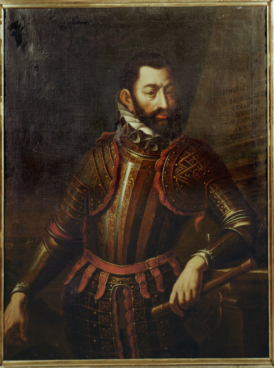Schwarzenberg Adolf gróf, aki 1594-ben visszafoglalta a magyarországi Győrt a töröktől ... alkotó: German School
