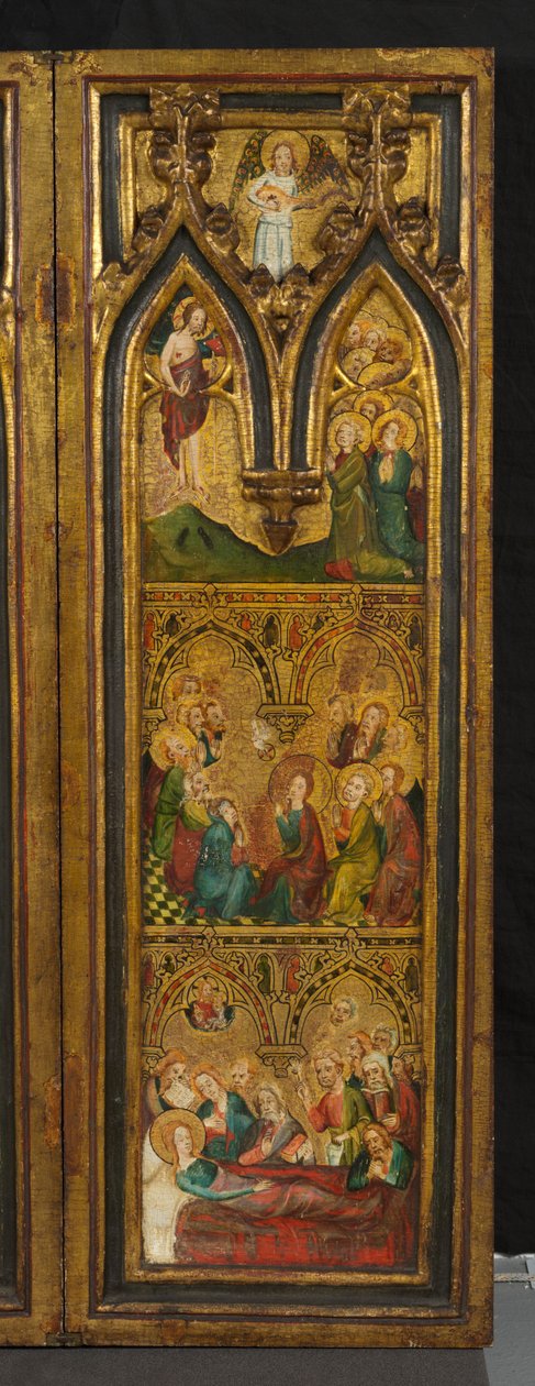 Keresztrefeszített triptichon (korábban Estouteville-i triptichon néven) (jobb szárny), 1374 körül (tempera a panelen) alkotó: German School