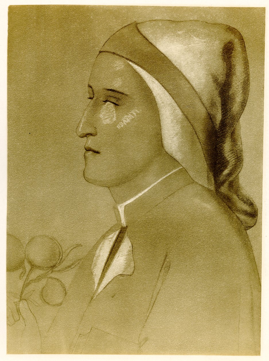 Dante Alighieri, 1884-90 (fénykép) alkotó: German School