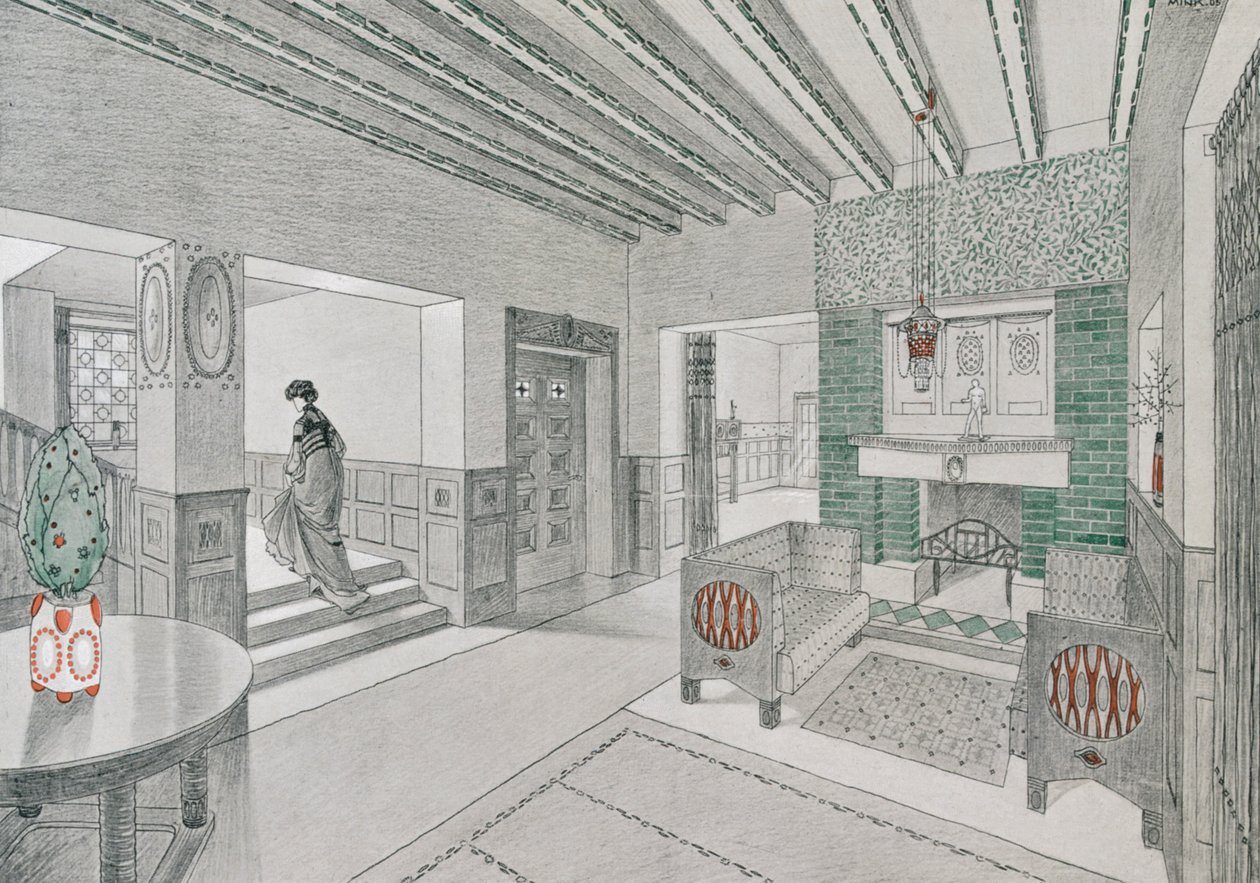 Valentin Mink terve nappalihoz, 1906. alkotó: German School