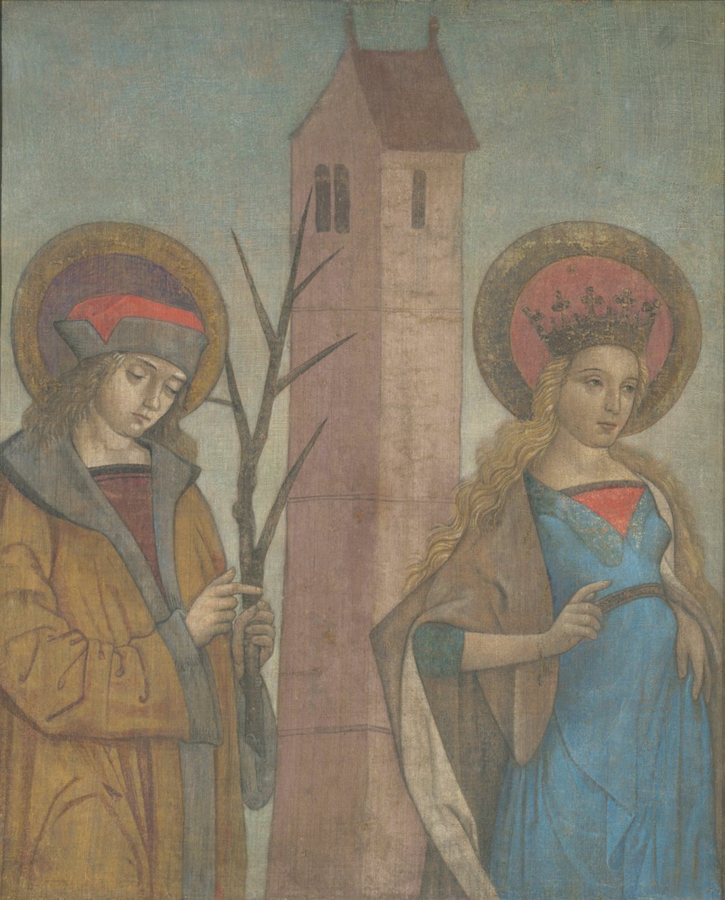 Achatius, Barbara, Apollónia és Sebald szentek diptichonja alkotó: German School