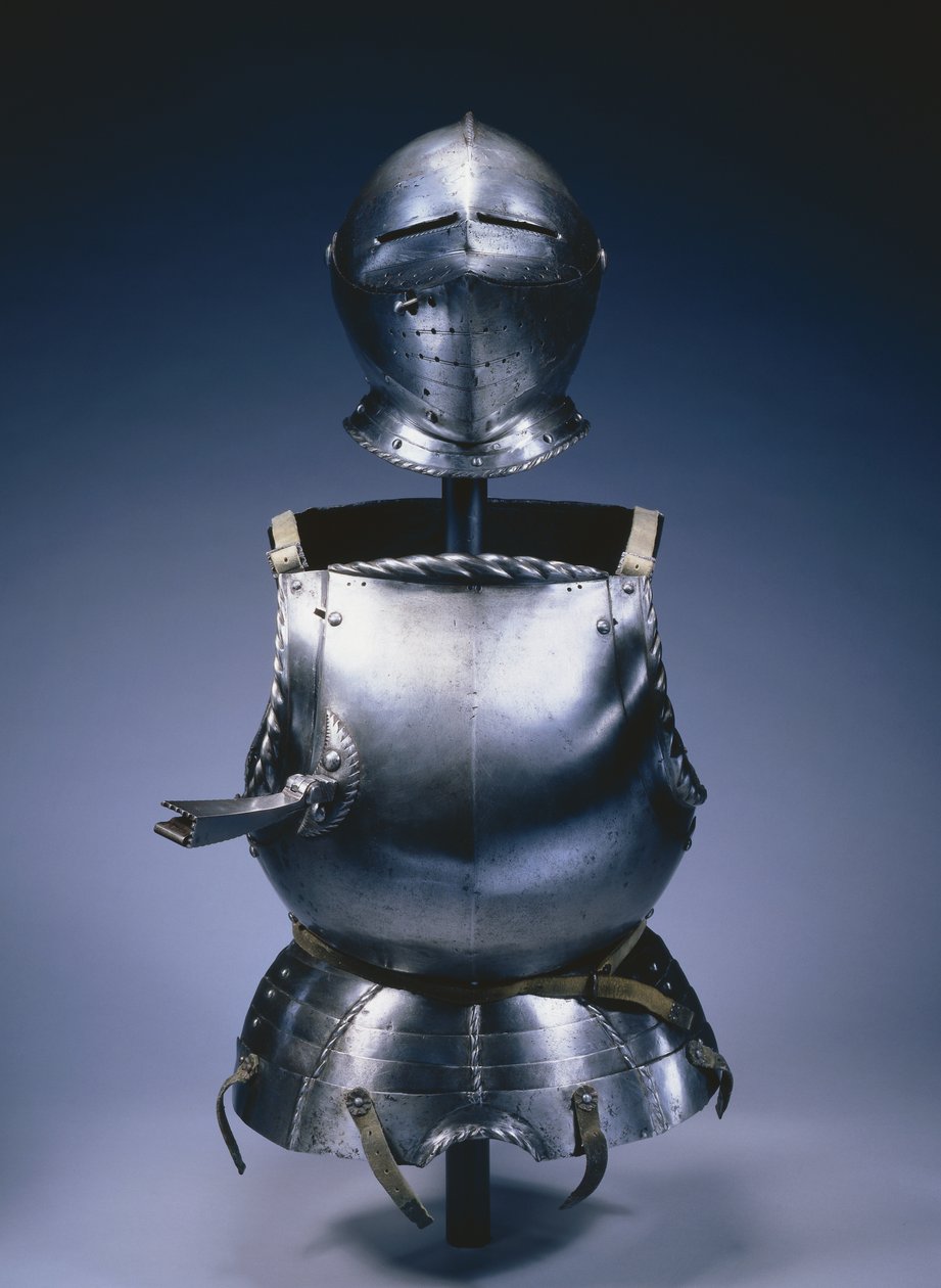 Elemek egy részleges páncélruhából, 1510-1530 körül alkotó: German School