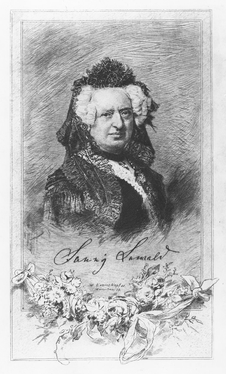 Fanny Lewald (metszet) alkotó: German School
