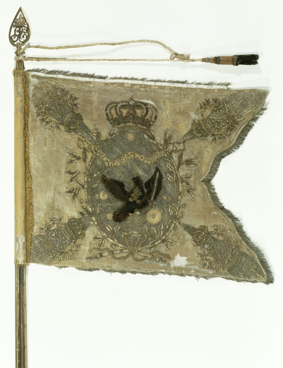 A porosz gyalogság zászlaja Nagy Frigyes alatt (textil) alkotó: German School