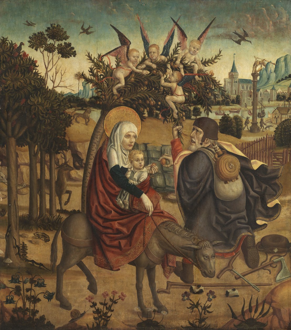 Repülés Egyiptomba Martin Schongauer után alkotó: German School