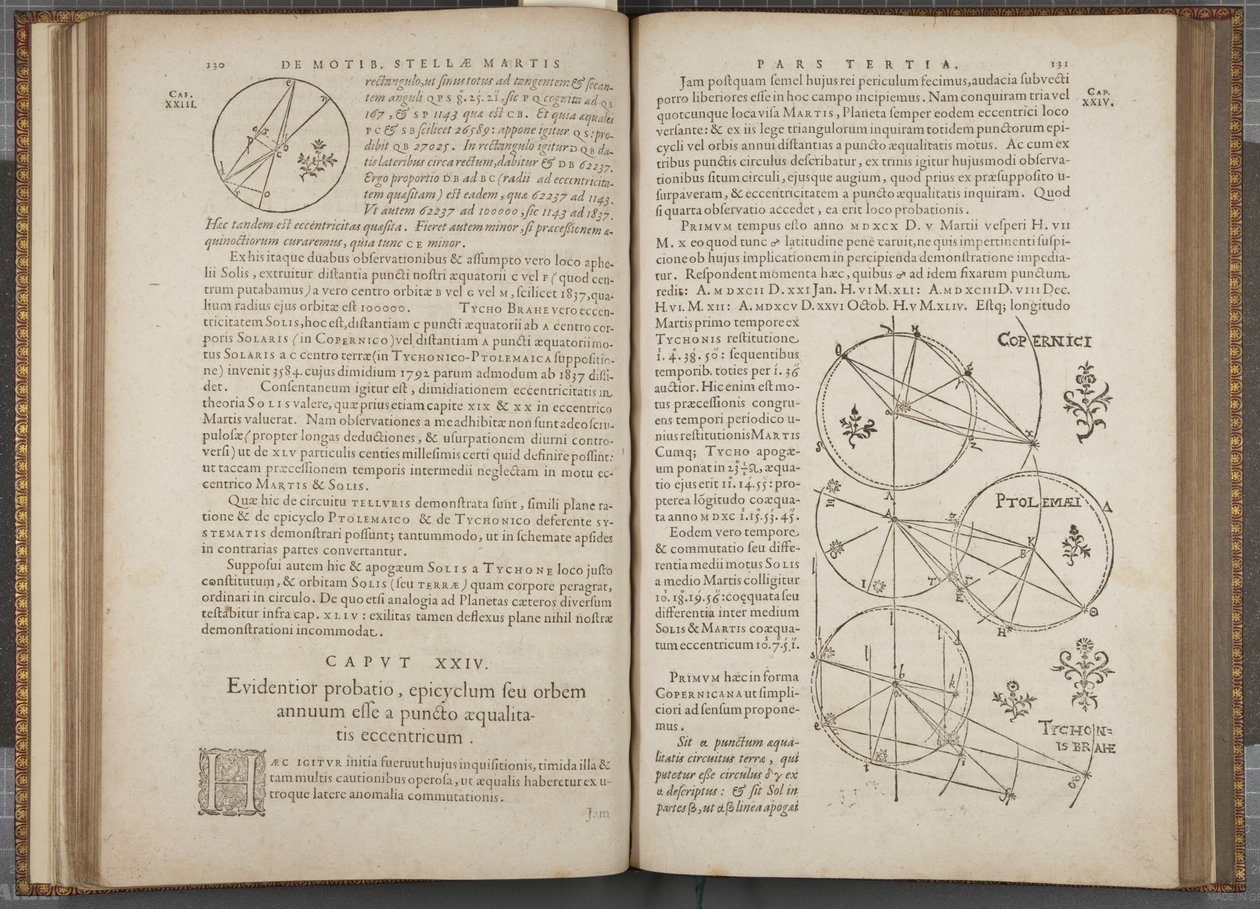 130-131. kötet, „Astronomy nova Justified”, Johannes Kepler (metszet) alkotó: German School