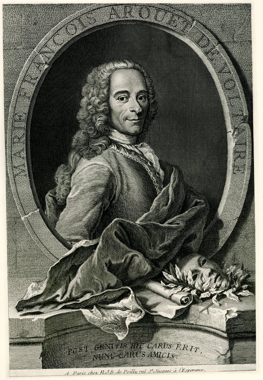 François Marie Arouet de Voltaire alkotó: German School