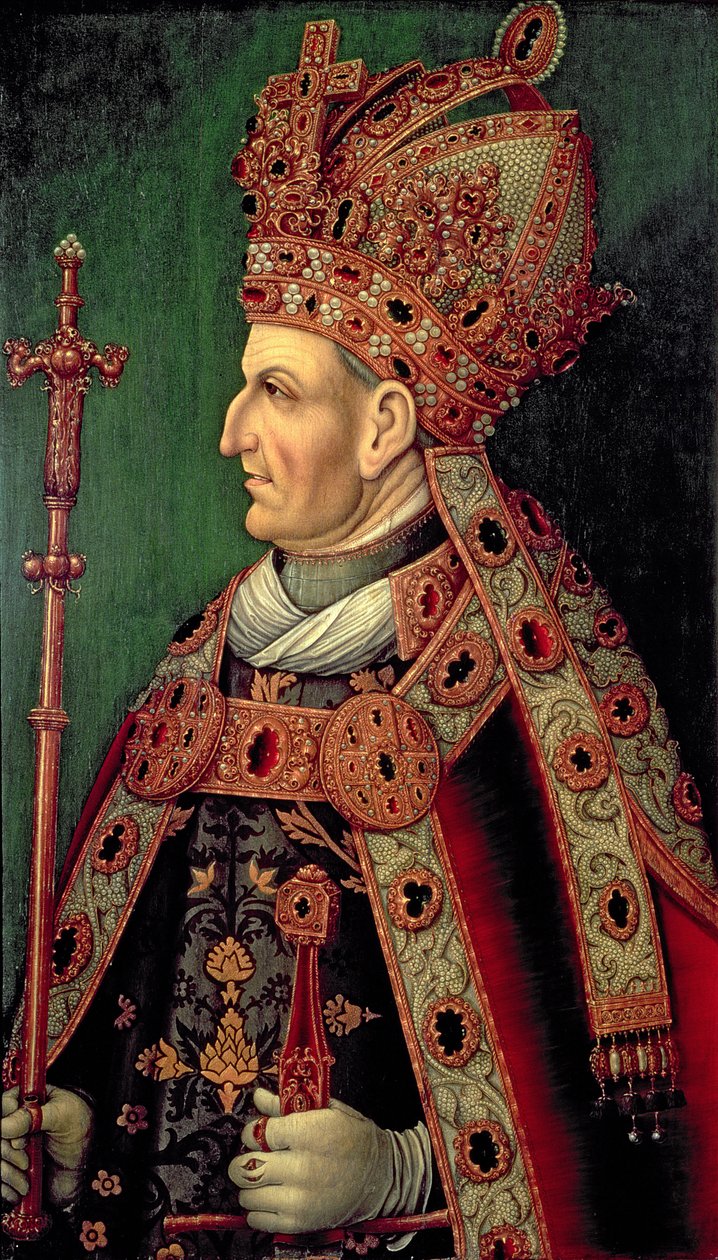 III. Frigyes német (1415-93) Szent-római császár, Ausztria 5. hercege, I. Maximilian császár apja (1459-1519) alkotó: German School