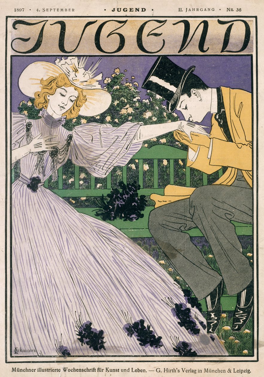 A Jugend Magazine címlapja, 1897. szeptember 4 alkotó: German School