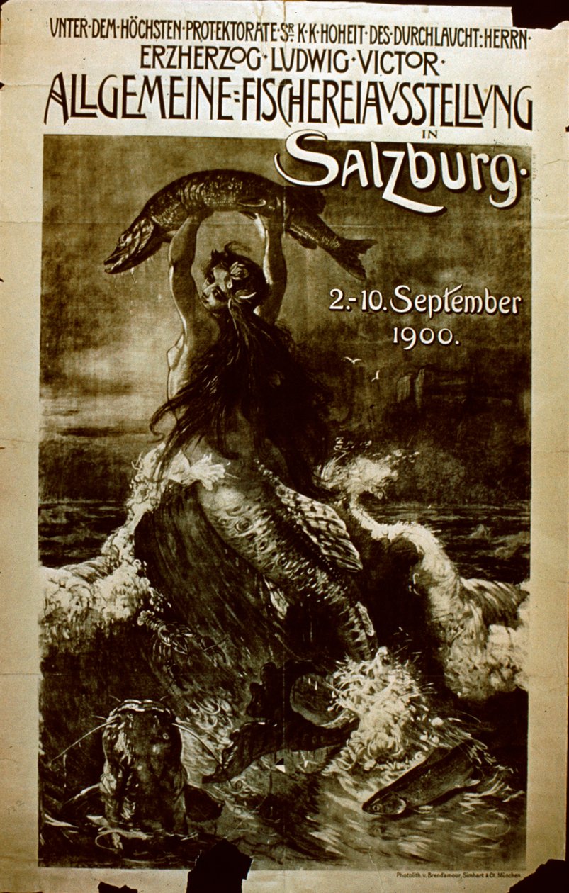 Általános Halászati Kiállítás Salzburgban, 1900 alkotó: German School