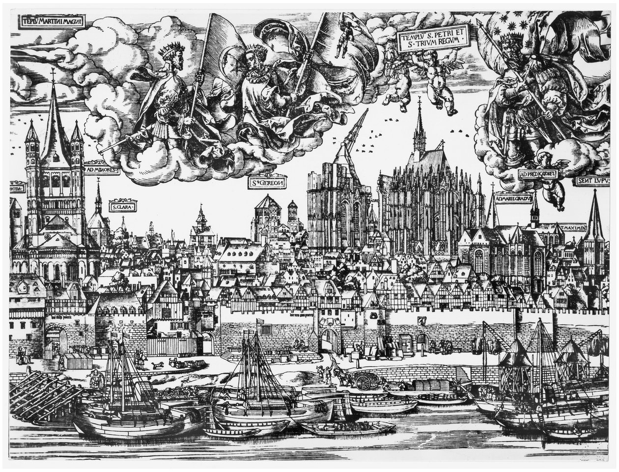 Köln általános képe, 1531 alkotó: German School