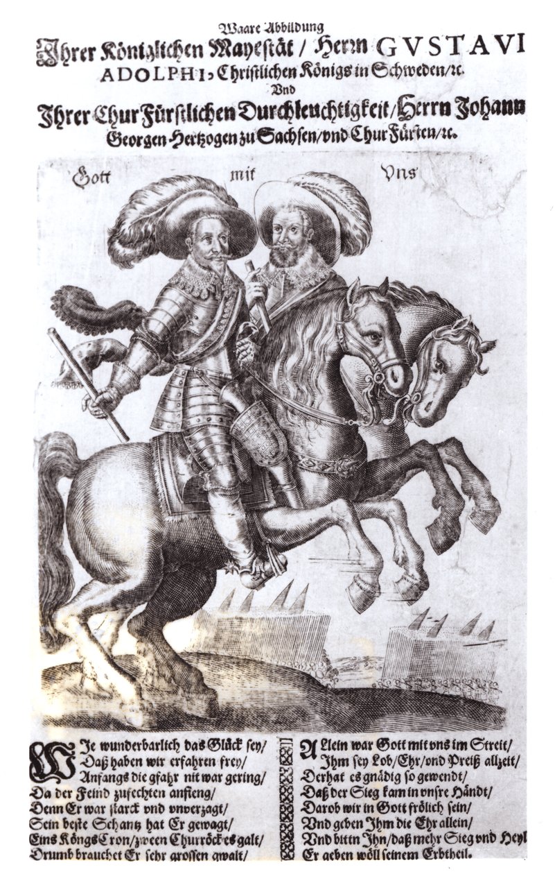Gustavus Adolphus II (1594-1632) és Gustavus Adolphus IV (1778-1837), Svédország királyai alkotó: German School