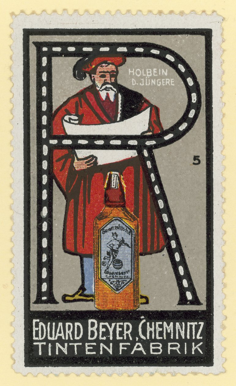 Hans Holbein az ifjabb, német művész (színes litográfia) alkotó: German School