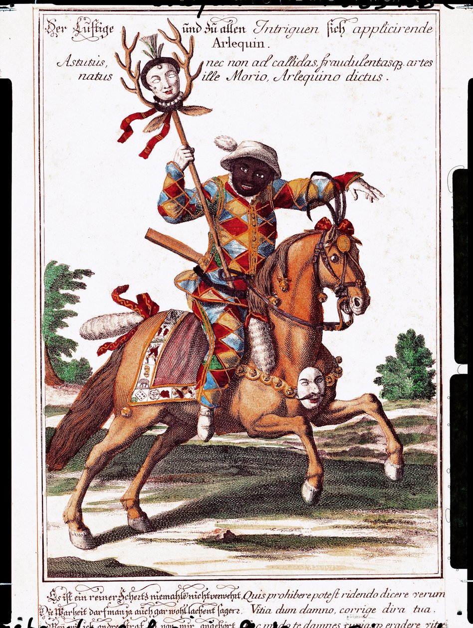 Harlekin lóháton alkotó: German School