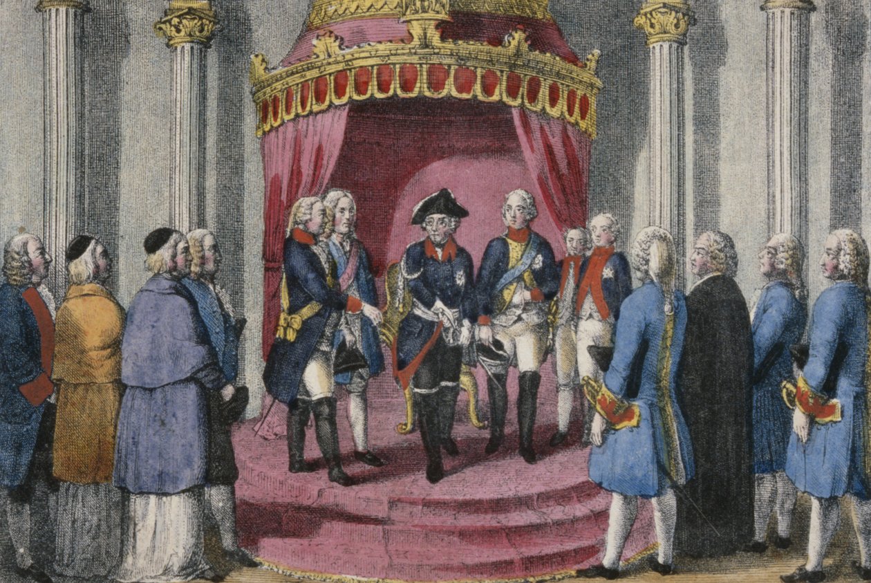 Hódolat a sziléziai birtokoknak, 1741. november 7 alkotó: German School