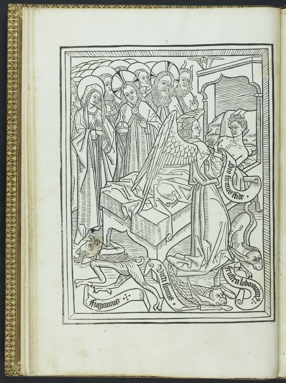 Illusztráció a "The Art of Dying"-ből alkotó: German School