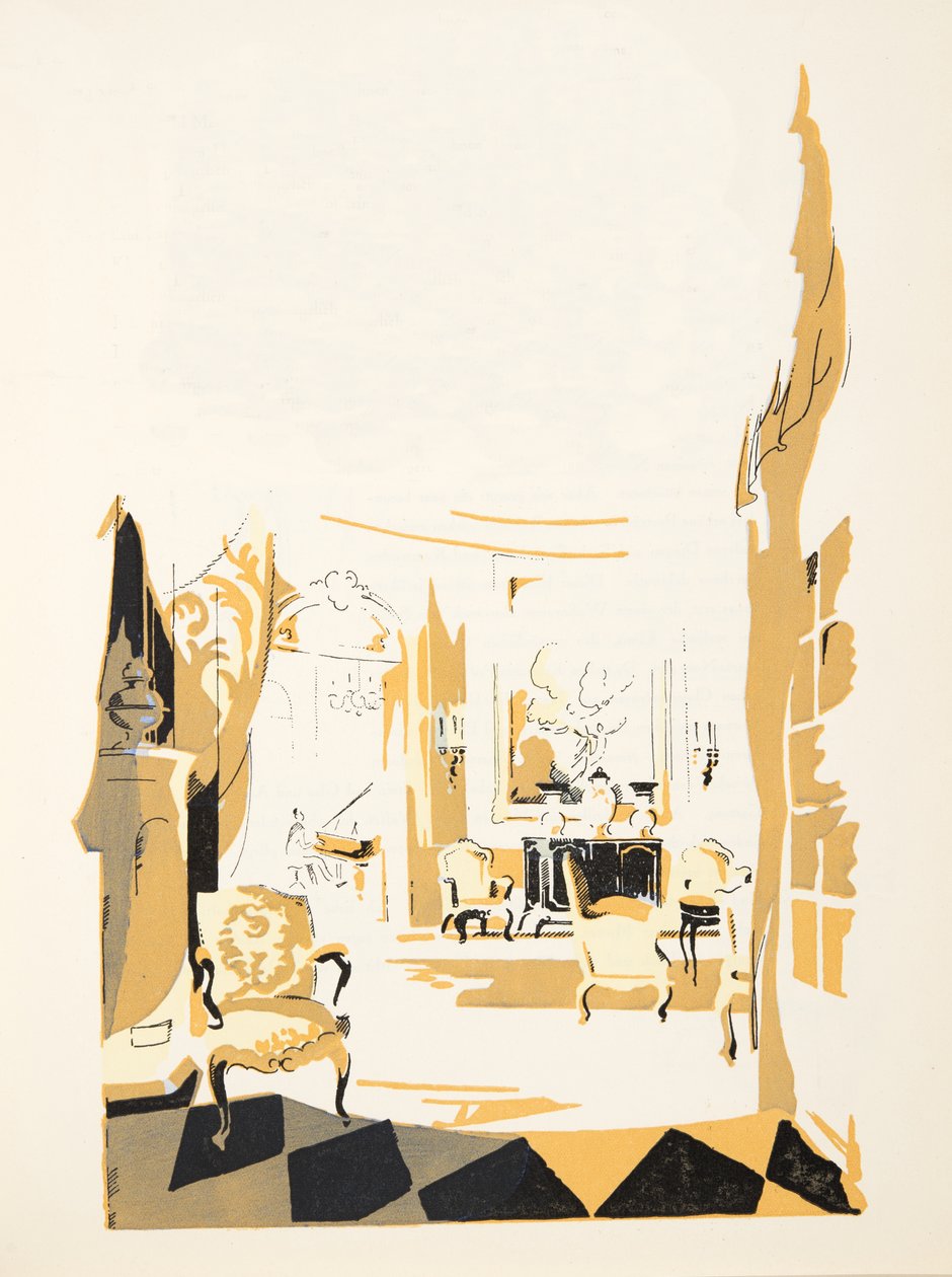 Illusztráció: Styl, pub.1922 (pochoir print) alkotó: German School