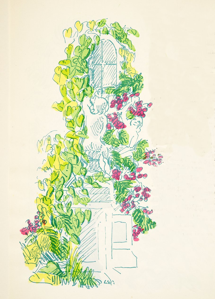 Illusztráció: Styl, pub.1922 (pochoir print) alkotó: German School