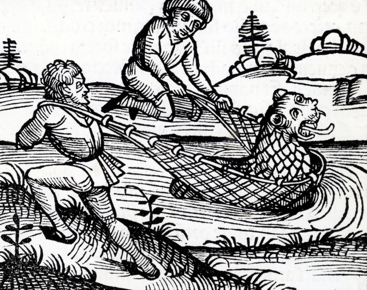 Az illusztráció a Nürnburgi Krónikából, 1493 alkotó: German School