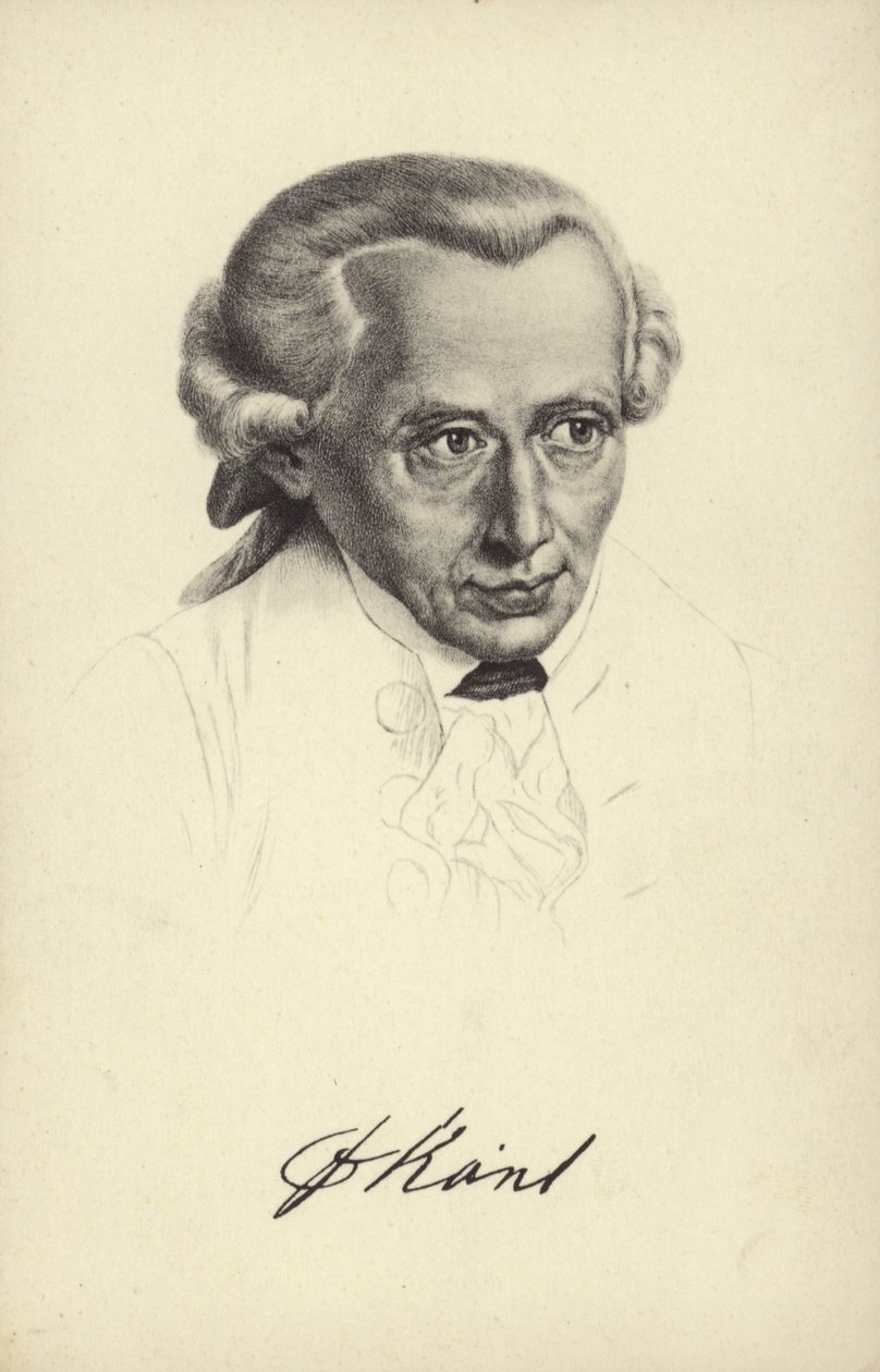 Immanuel Kant (litográfia) alkotó: German School