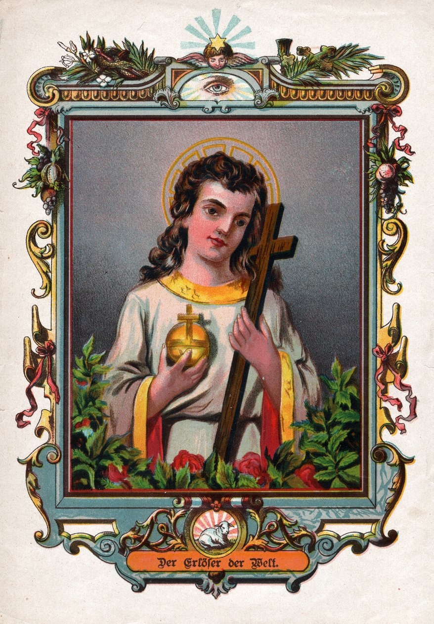 Jézus Krisztus. (metszet, 1900 körül) alkotó: German School