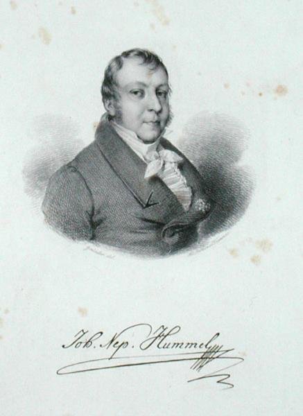 Johann Nepomuk Hummel (1778-1837) (metszet) alkotó: German School
