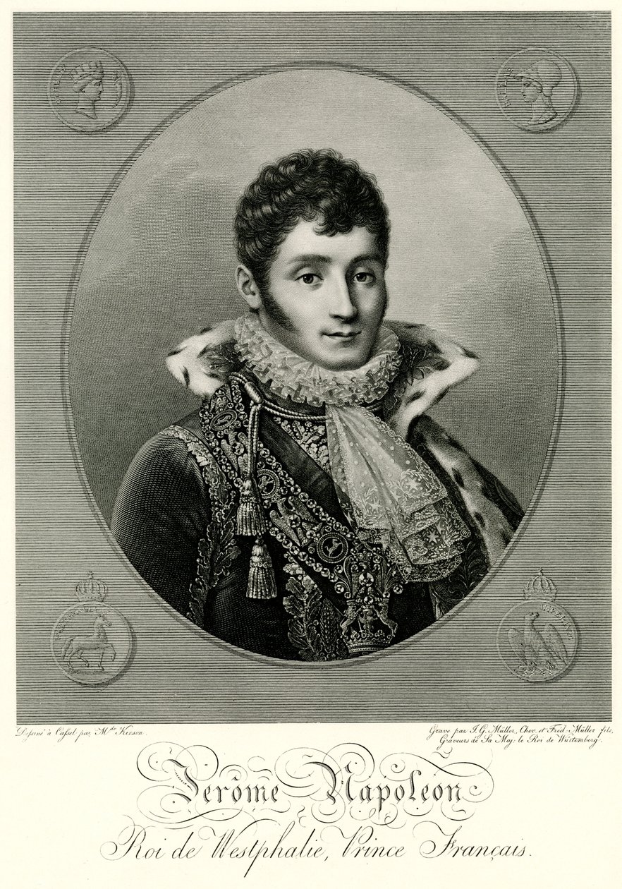 Jerome Bonaparte, 1884-90 alkotó: German School