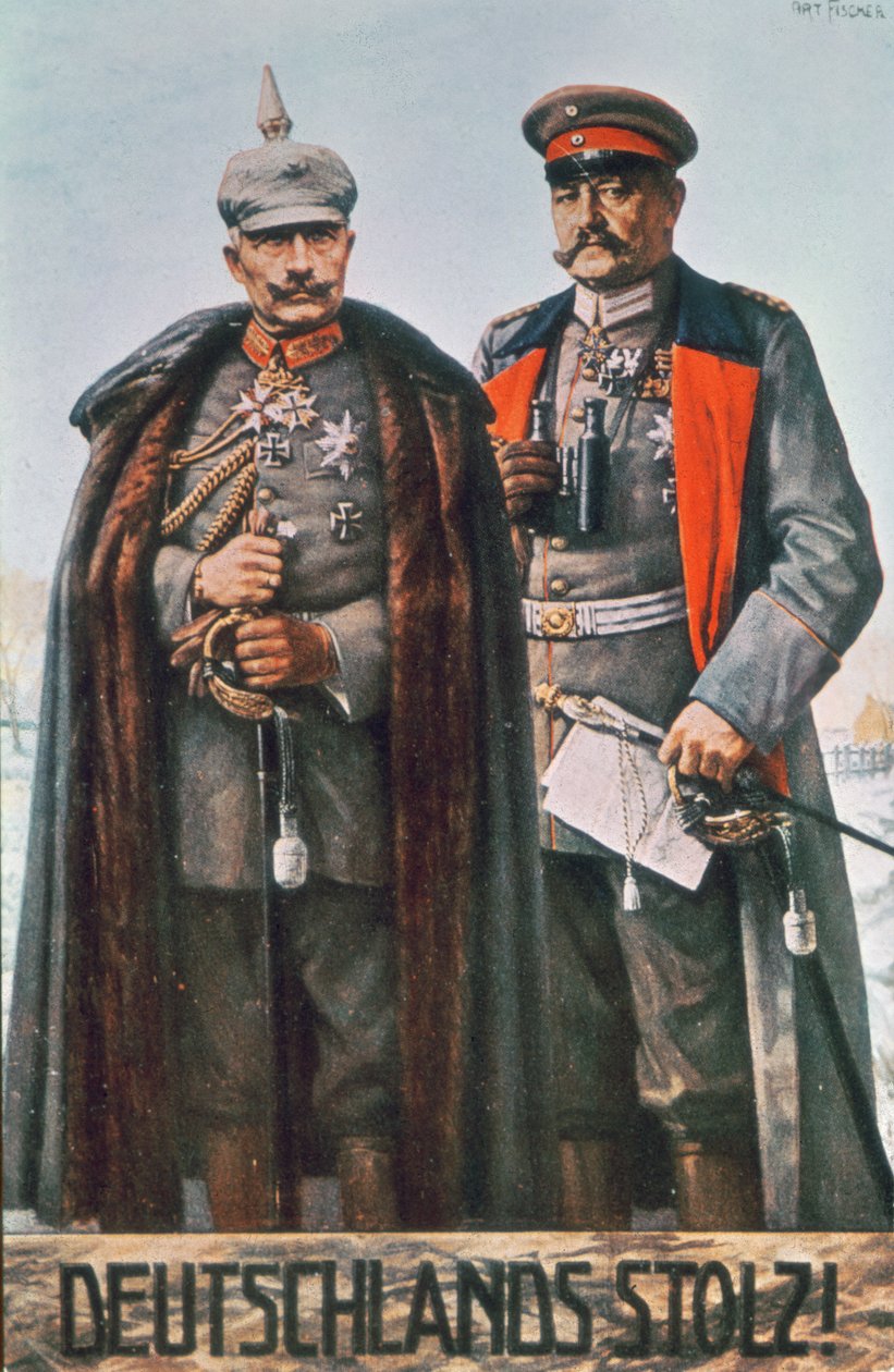 II. Vilmos császár és Hindenburg tábornagy alkotó: German School