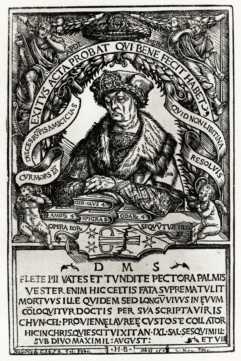 Konrad Celtis alkotó: German School
