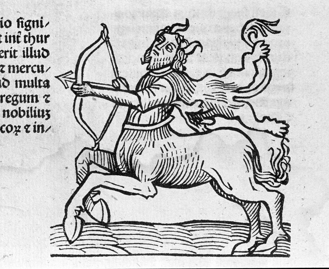 Le Sagittarius – John Angel traktátusában az évek nagy összefüggéseiről és forradalmaikról. Augsburg, Erhard Ratdolt alkotó: German School
