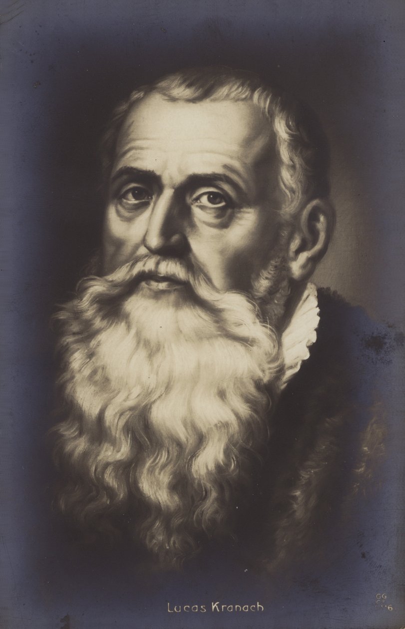 Lucas Cranach az idősebb, német festő és grafikus (litográfia) alkotó: German School