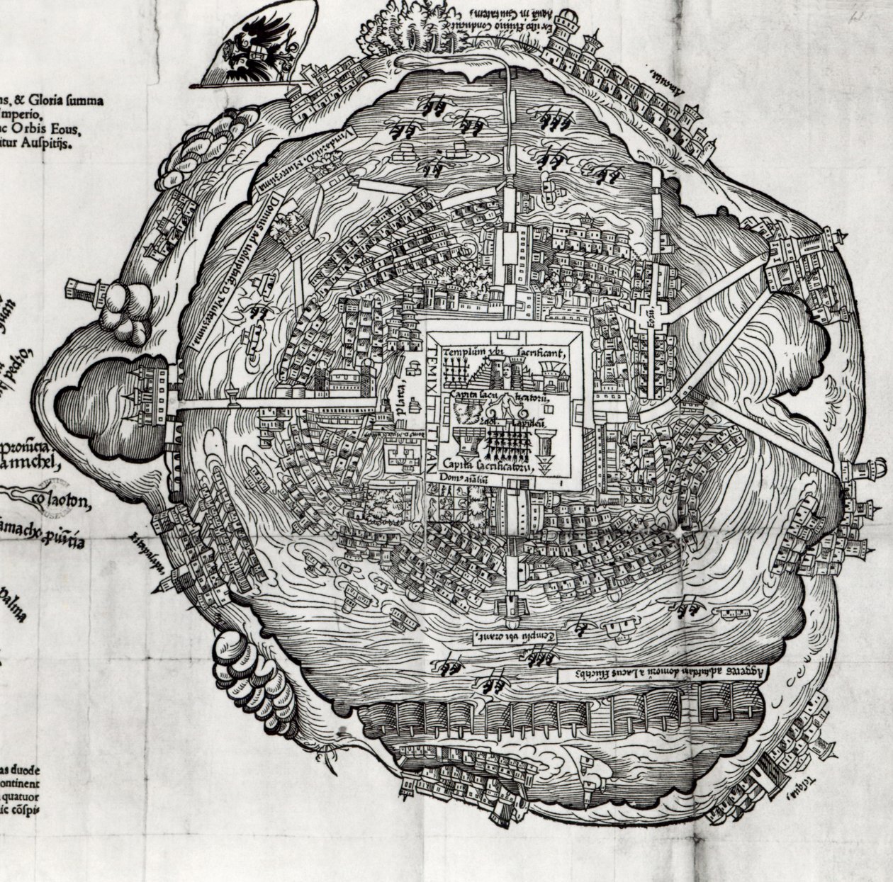 Tenochtitlan térképe a 