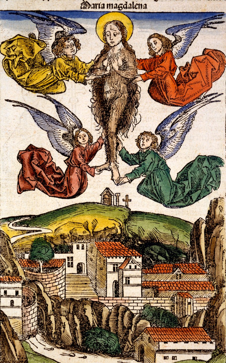 Maria Magdelena a Liber Chronicarumból, Hartmann Schedeltől, 1493 alkotó: German School