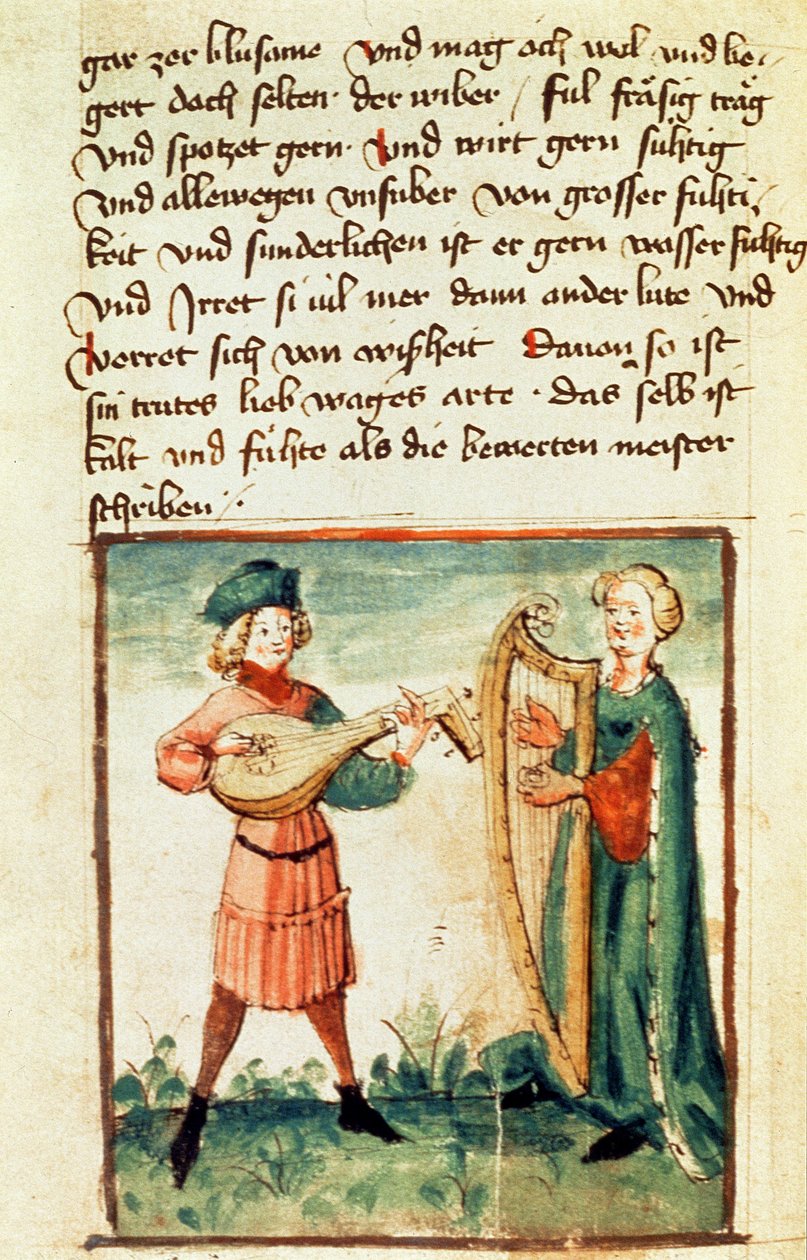Ms Add 17987 fol.86v A szangvinikus temperamentum alkotó: German School