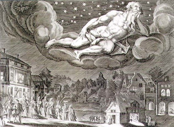 Éjszaka, vésette Paul Furst (kb.1605-66) (metszet) alkotó: German School